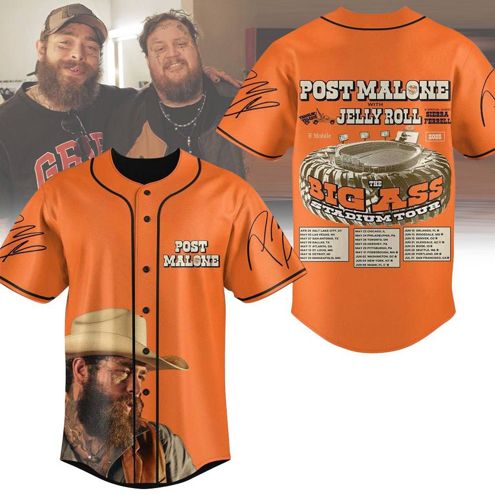 Mckenzieshoponline Post Malone Personalized Baseball Jersey For Fans