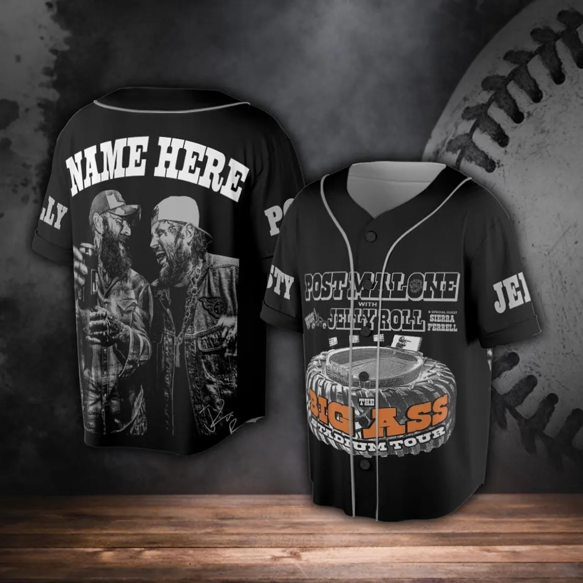 Mckenzieshoponline Post Malone Personalized Baseball Jersey For Fans - Image 2