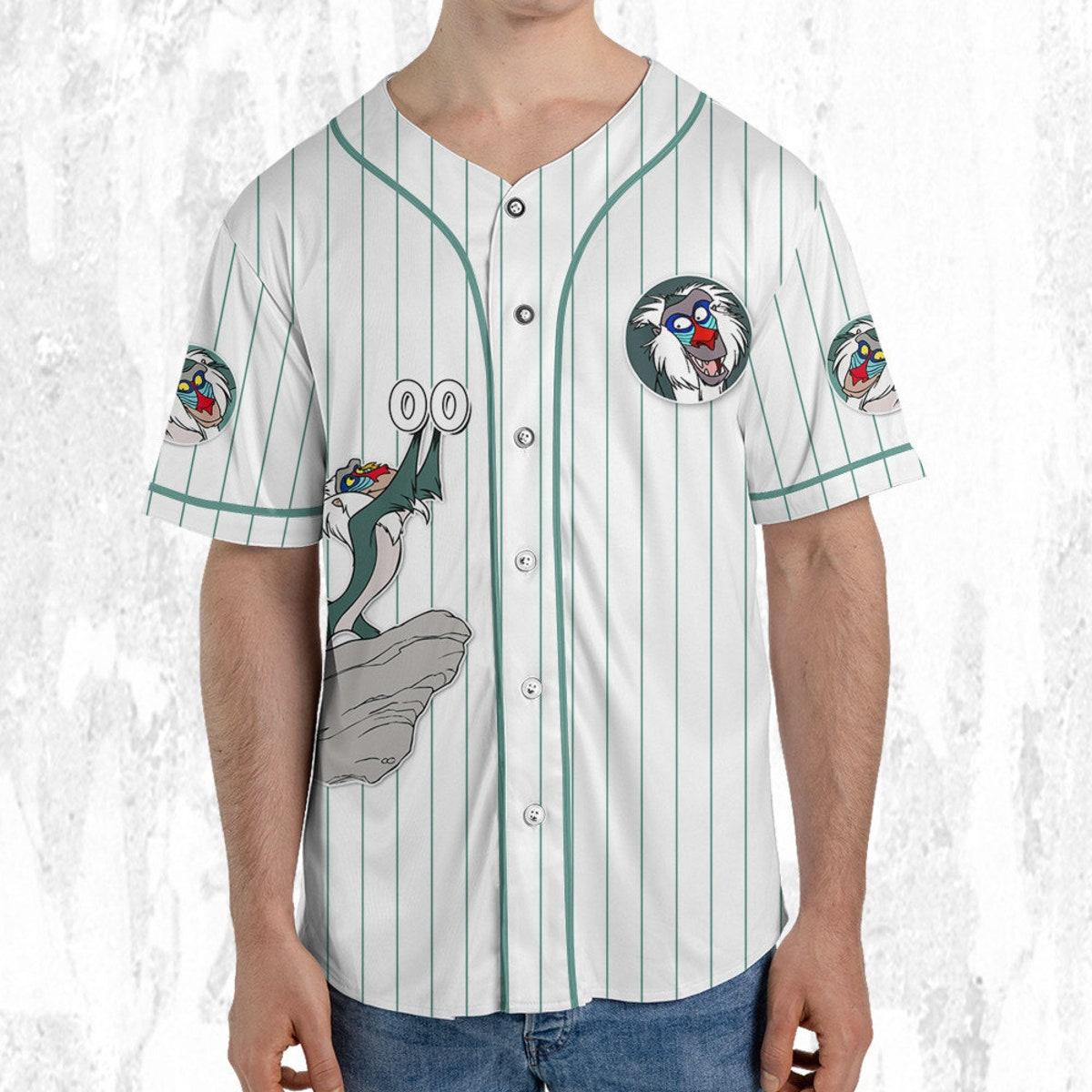 Mckenzieshoponline Princess Lion King Rafik White Mint Personalized Baseball Jersey For Fans - Image 6