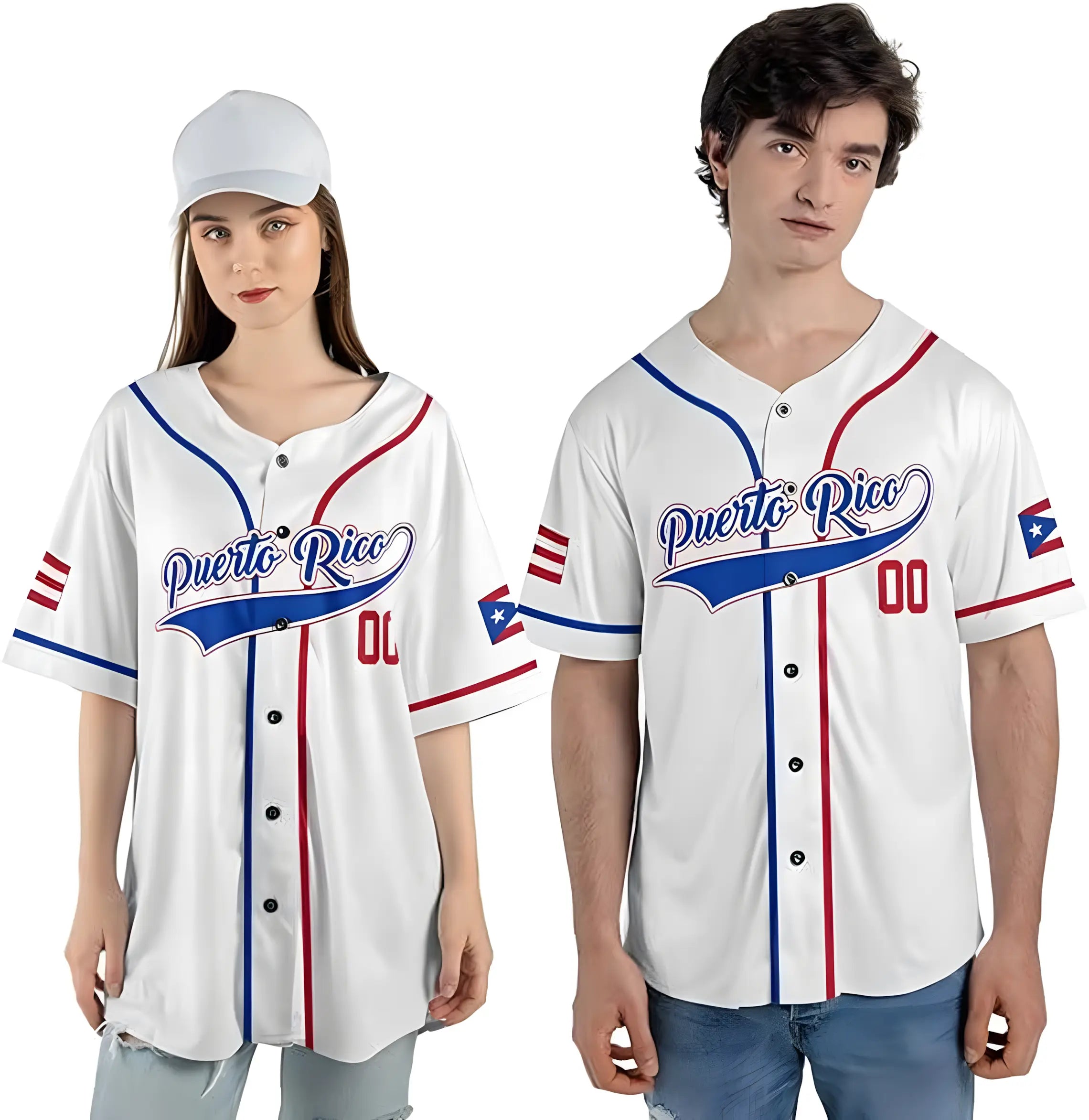 Mckenzieshoponline Puerto Rico Flag & Frog Personalized Baseball Jersey For Fans - Image 4