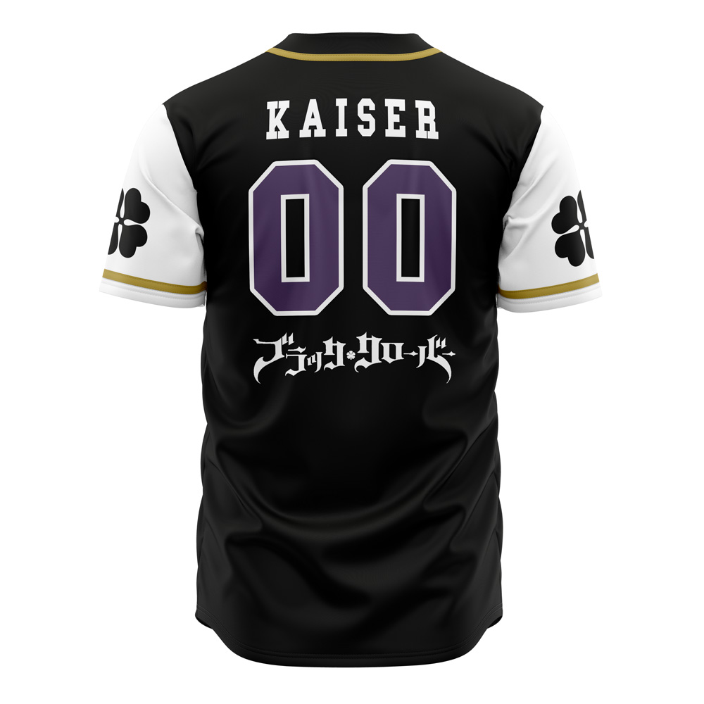 Mckenzieshoponline Purple Orcas Black Clover Personalized Baseball Jersey For Fans - Image 3