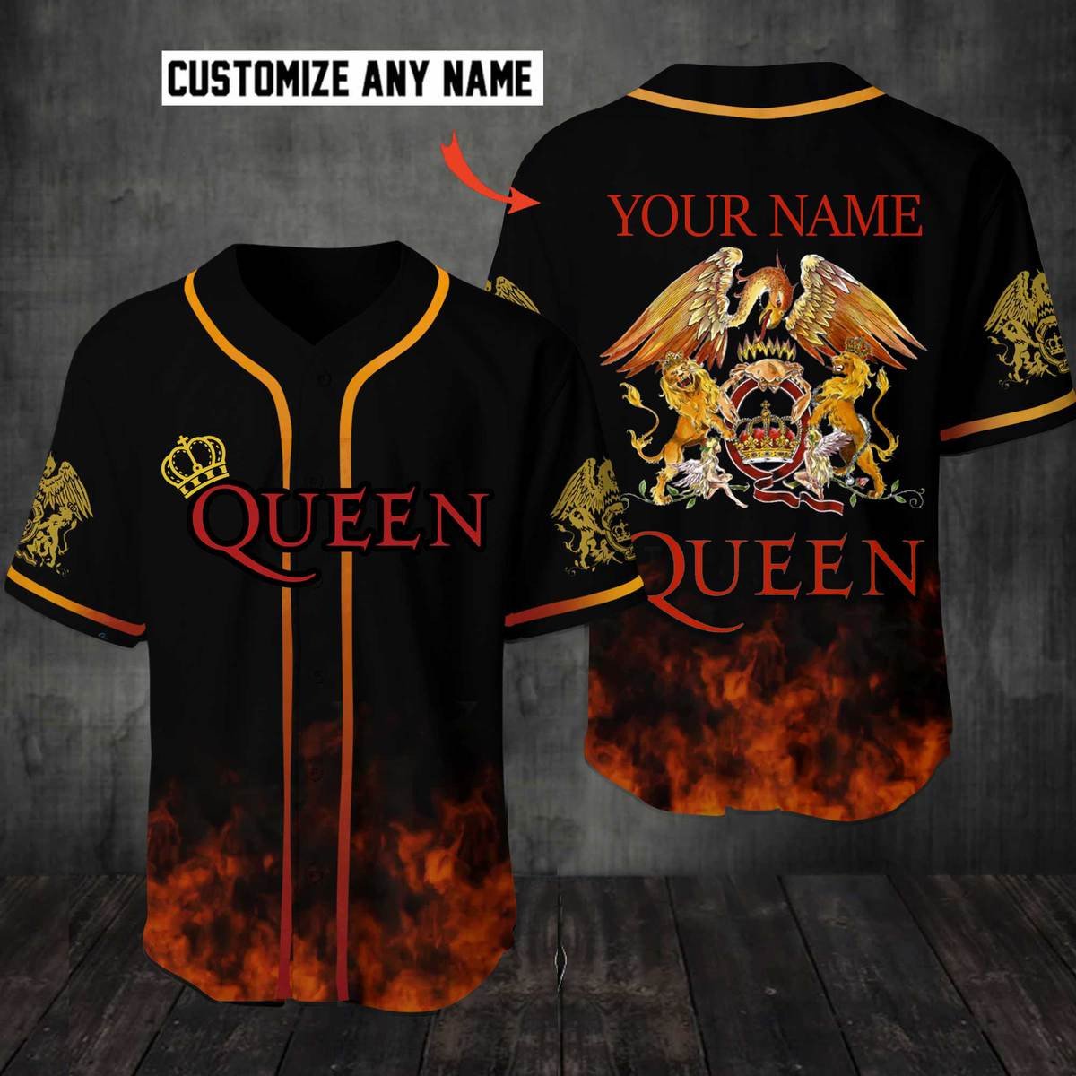 Jerseytrend Queen Band Personalized Baseball Jersey For Fans