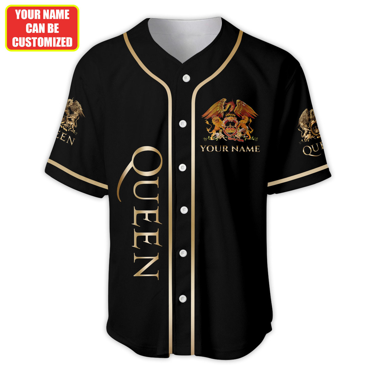 Jerseytrend Queen Band Rhapsody Tour Personalized Baseball Jersey For Fans - Image 5