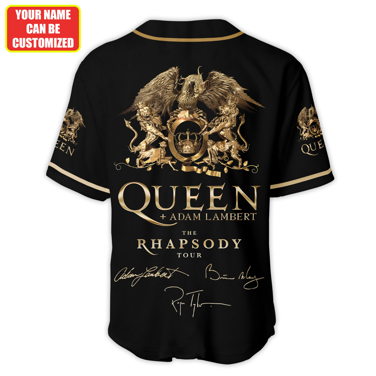 Jerseytrend Queen Band Rhapsody Tour Personalized Baseball Jersey For Fans - Image 6