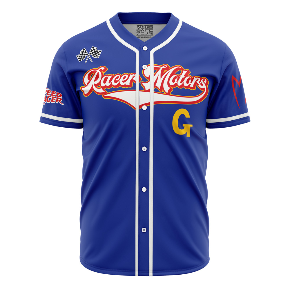 Mckenzieshoponline Racer Motors Speed Racer Personalized Baseball Jersey For Fans