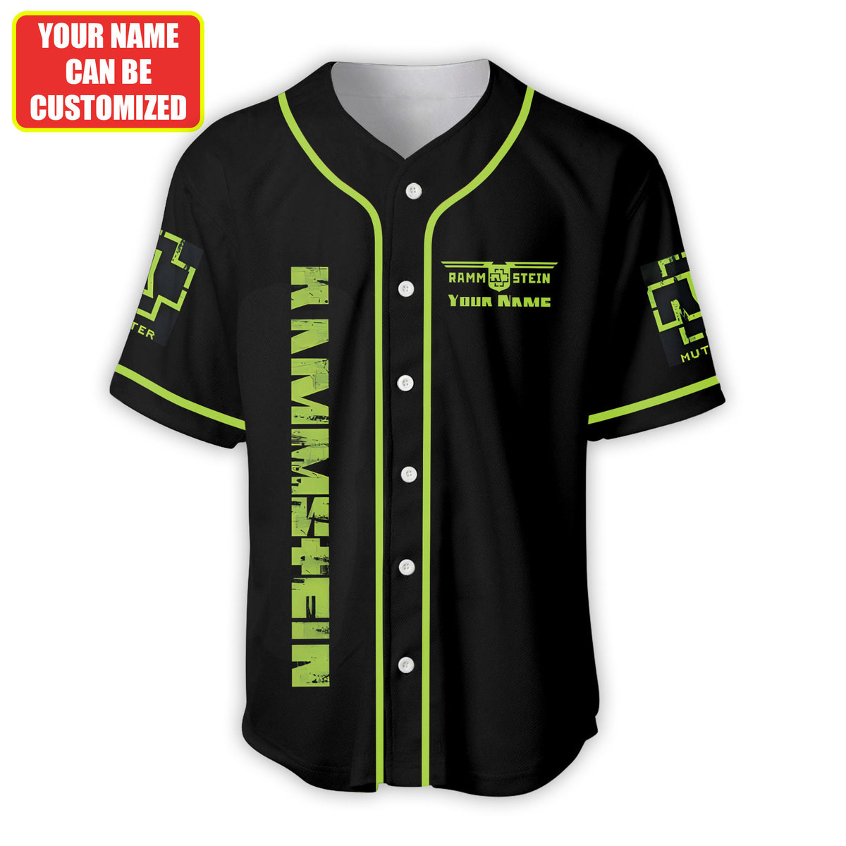 Jerseytrend Rammstein Band Mutter Personalized Baseball Jersey For Fans - Image 5