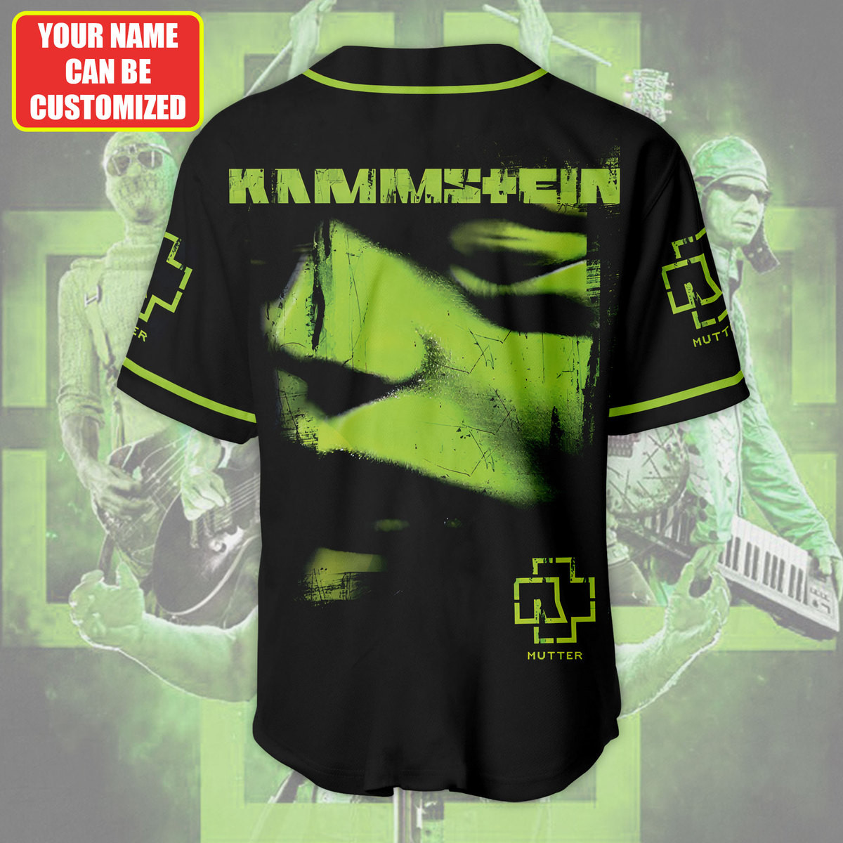 Jerseytrend Rammstein Band Mutter Personalized Baseball Jersey For Fans - Image 3