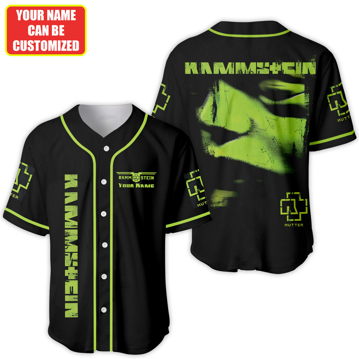Jerseytrend Rammstein Band Mutter Personalized Baseball Jersey For Fans - Image 4