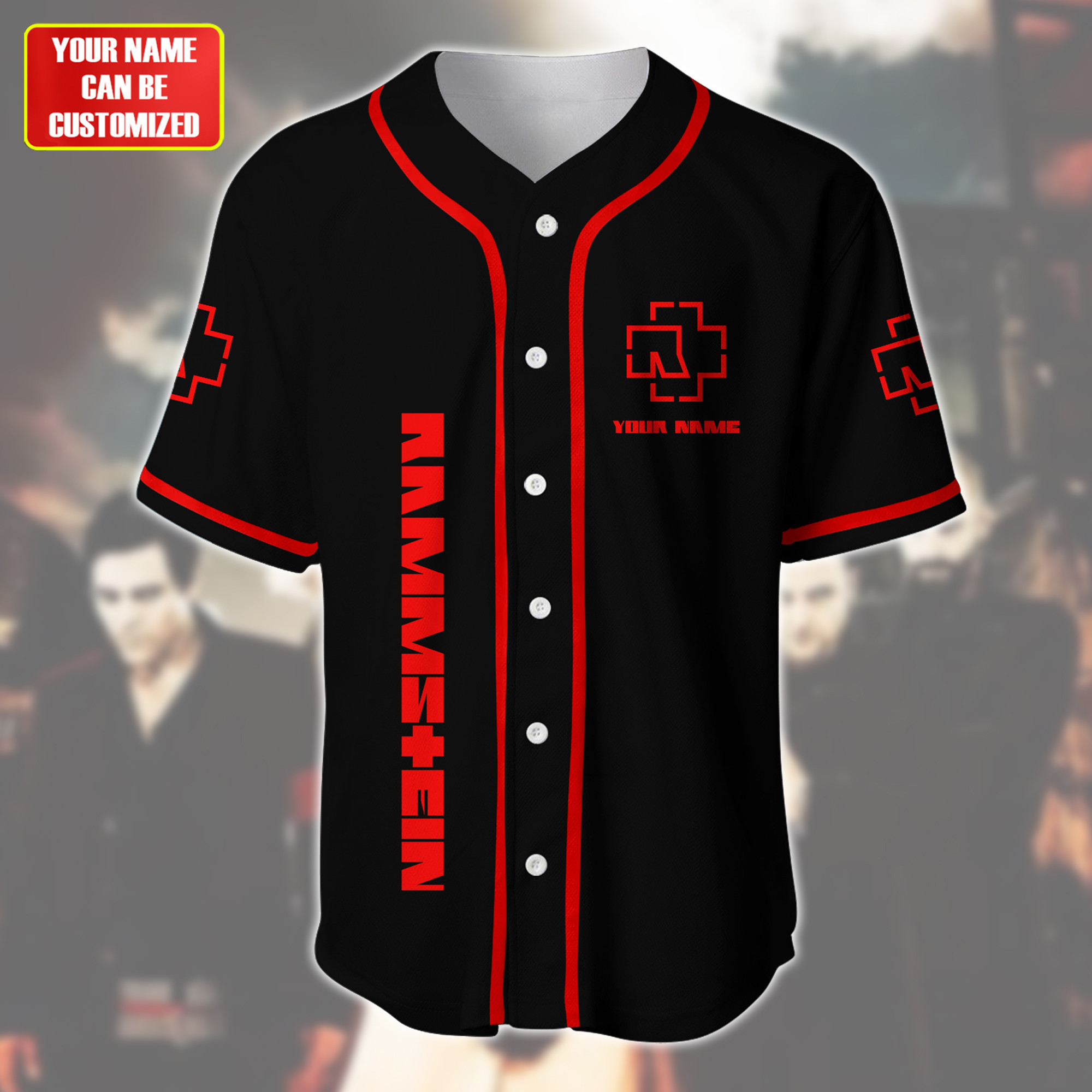 Jerseytrend Rammstein Band Personalized Baseball Jersey For Fans - Image 3
