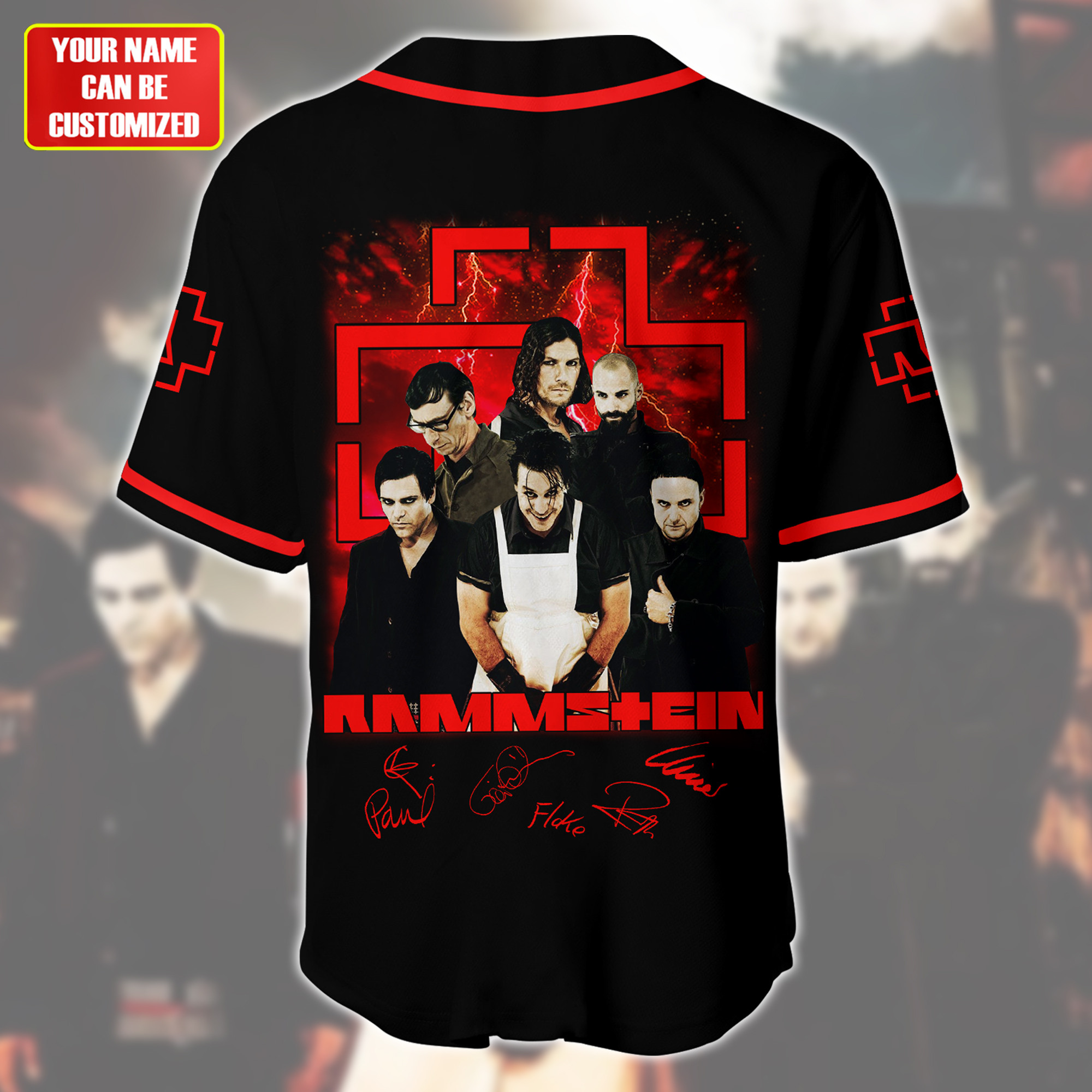 Jerseytrend Rammstein Band Personalized Baseball Jersey For Fans - Image 4