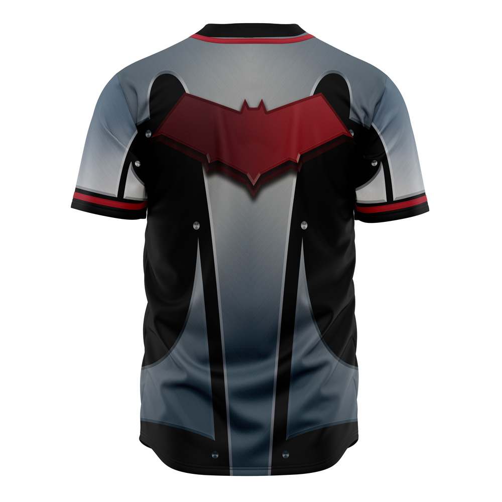 Mckenzieshoponline Red Hood Cosplay DC Comics Personalized Baseball Jersey For Fans - Image 3