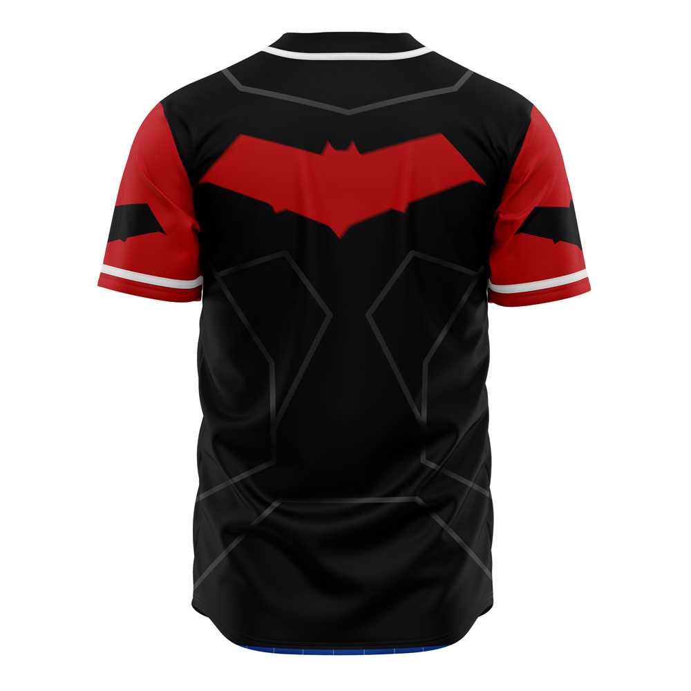 Mckenzieshoponline Red Hood DC Comics Personalized Baseball Jersey For Fans - Image 3