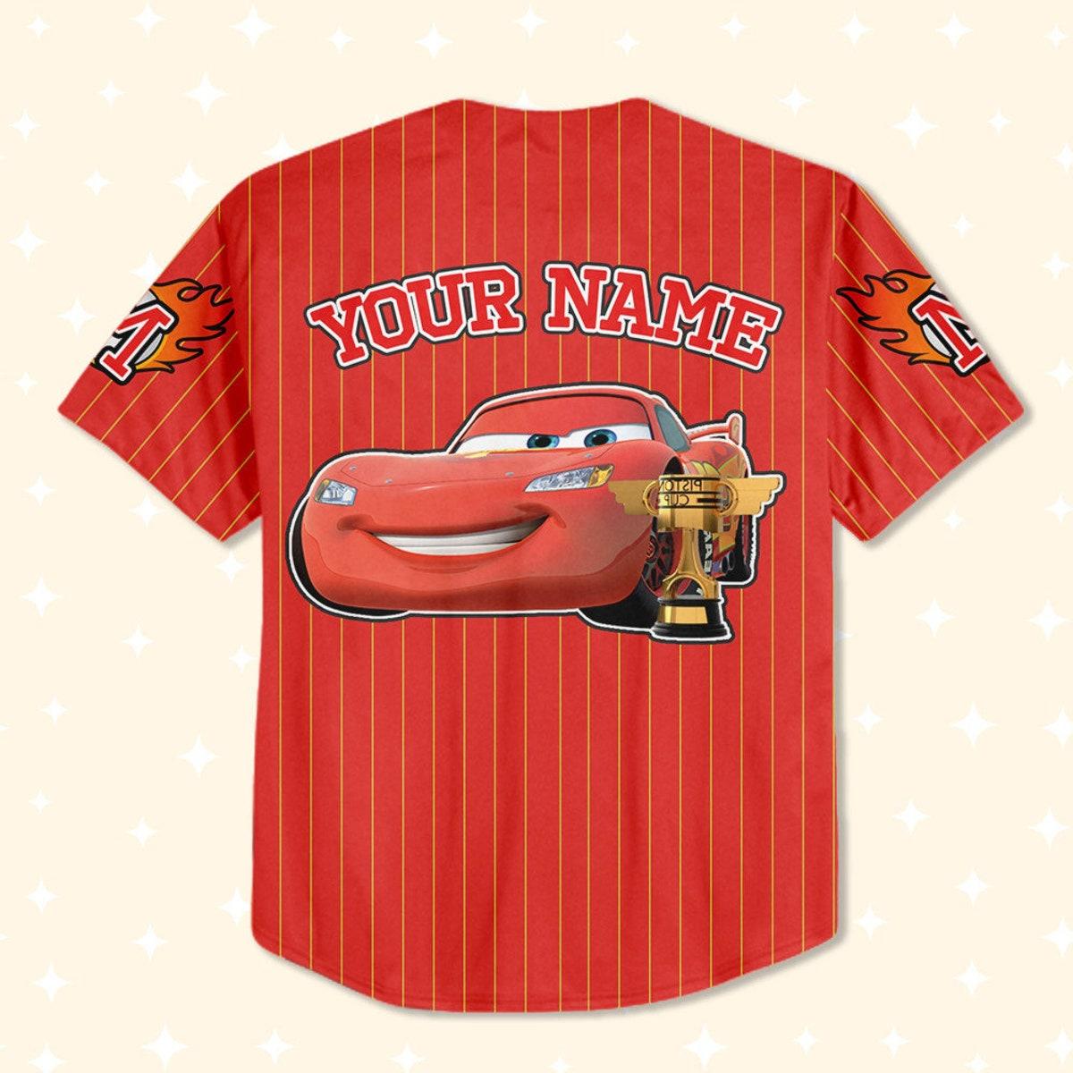 Mckenzieshoponline Red Lightning McQueen Personalized Baseball Jersey For Fans - Image 4