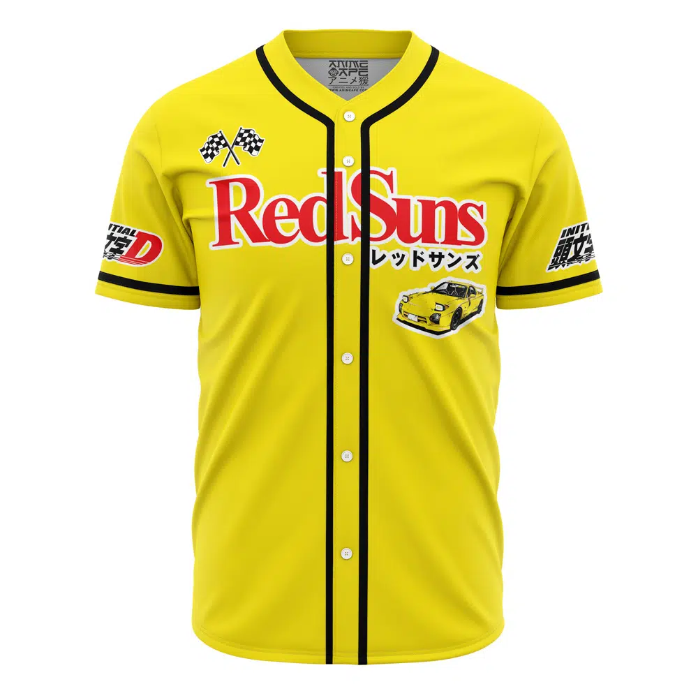 Mckenzieshoponline Red Suns Initial D Personalized Baseball Jersey For Fans