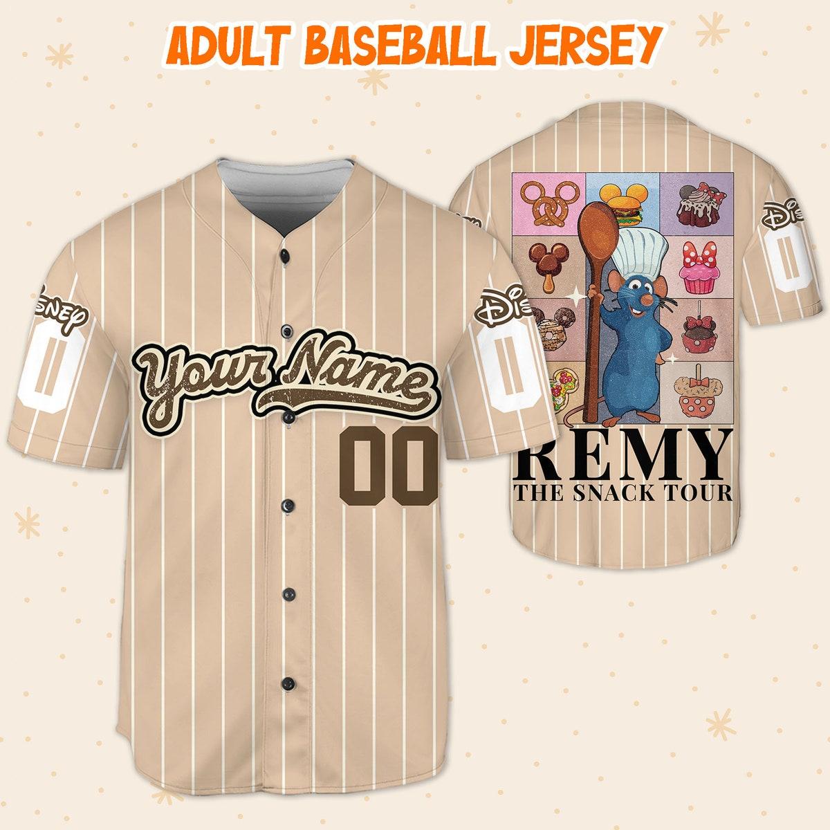 Mckenzieshoponline Remy The Snack Tour Disney Personalized Baseball Jersey For Fans - Image 6