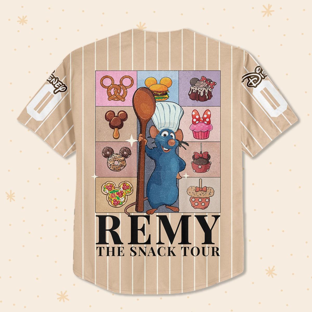 Mckenzieshoponline Remy The Snack Tour Disney Personalized Baseball Jersey For Fans - Image 5