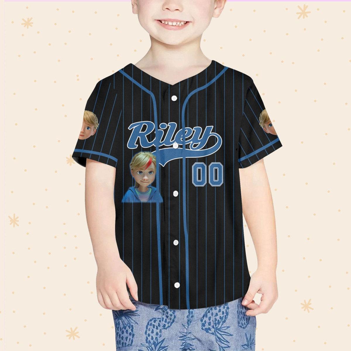 Mckenzieshoponline Riley Blue Black Disney Personalized Baseball Jersey For Fans - Image 5