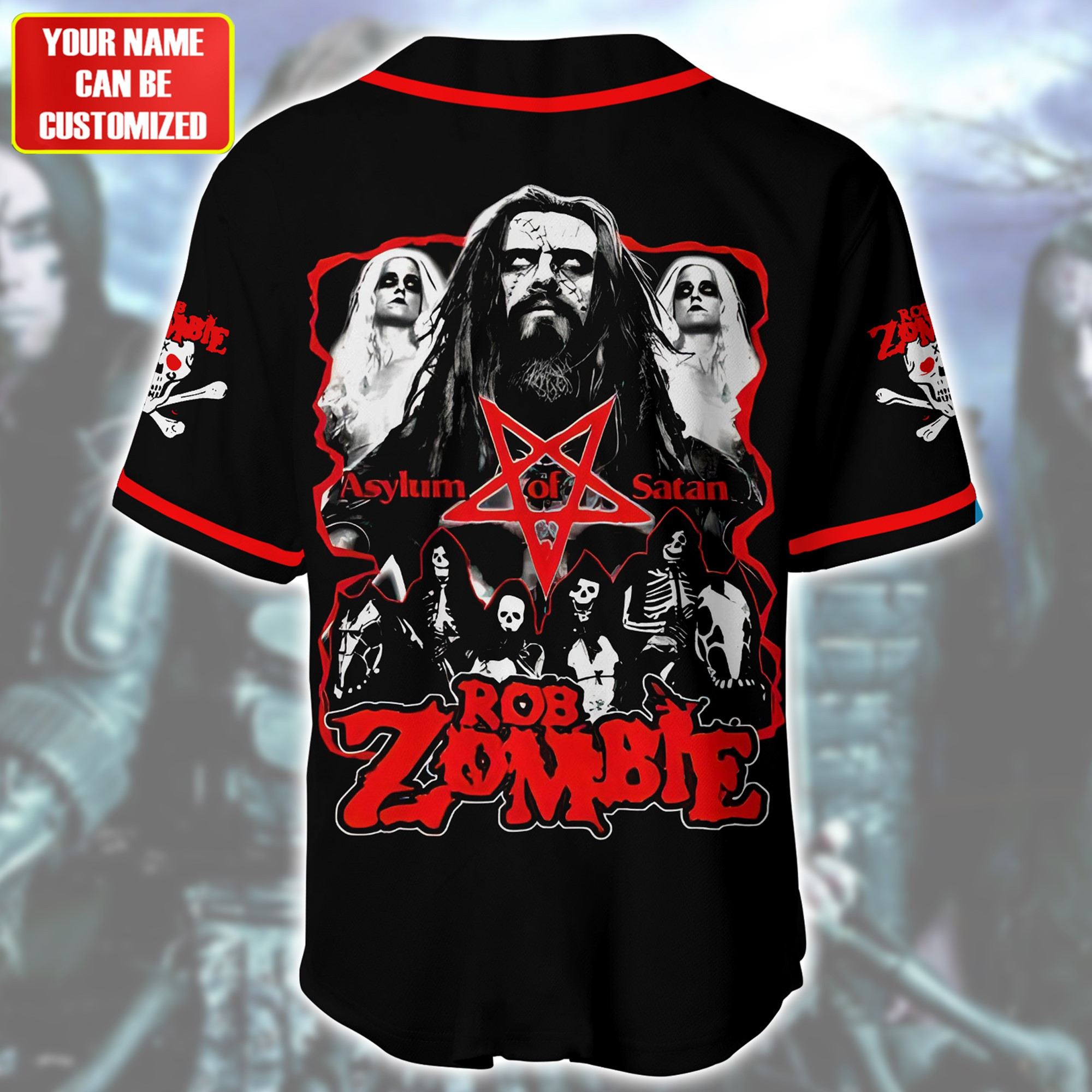 Jerseytrend Rob Zombie Personalized Baseball Jersey For Fans - Image 4