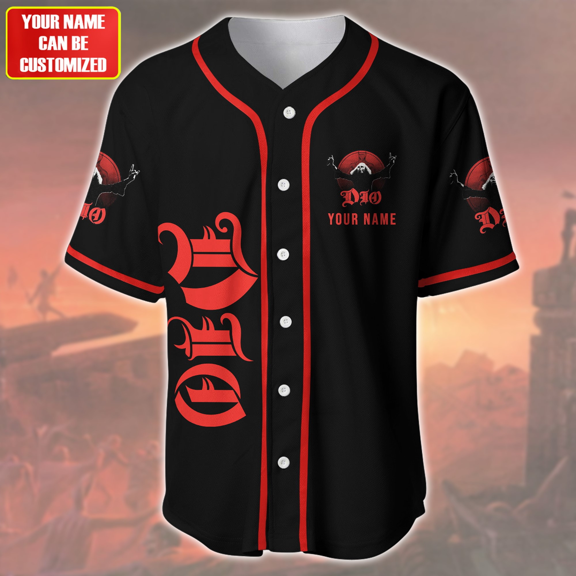 Jerseytrend Ronnie James Dio Personalized Baseball Jersey For Fans - Image 3