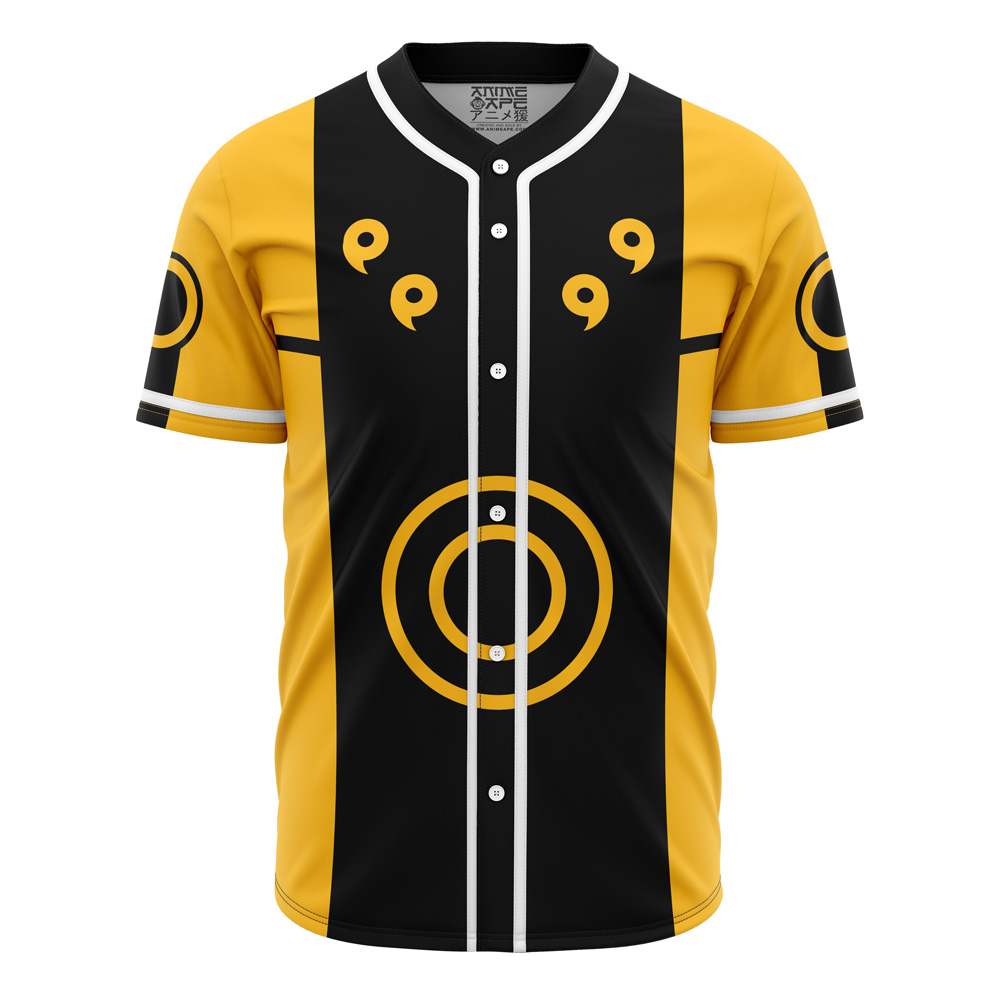 Mckenzieshoponline Sage of 6 Paths Shippuden Yellow Personalized Baseball Jersey For Fans