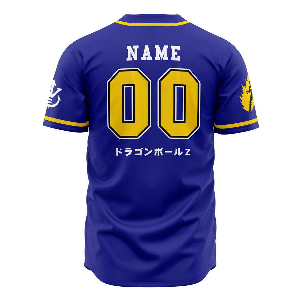 Mckenzieshoponline Saiyan Vegeta Dragon Ball Z Personalized Baseball Jersey For Fans - Image 3