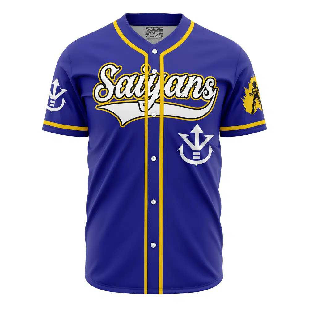 Mckenzieshoponline Saiyan Vegeta Dragon Ball Z Personalized Baseball Jersey For Fans - Image 2