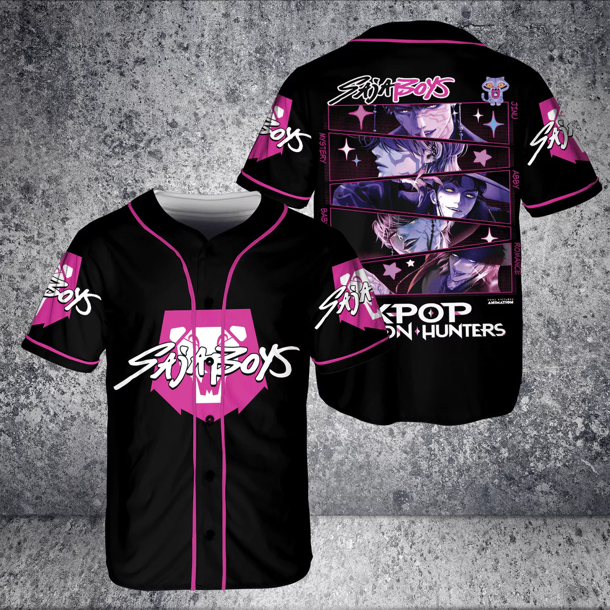 Mckenzieshoponline Saja Boys Kpop Demon Hunters Personalized Baseball Jersey For Fans