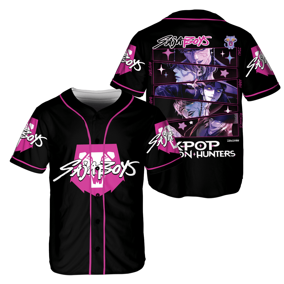 Mckenzieshoponline Saja Boys Kpop Demon Hunters Personalized Baseball Jersey For Fans - Image 2