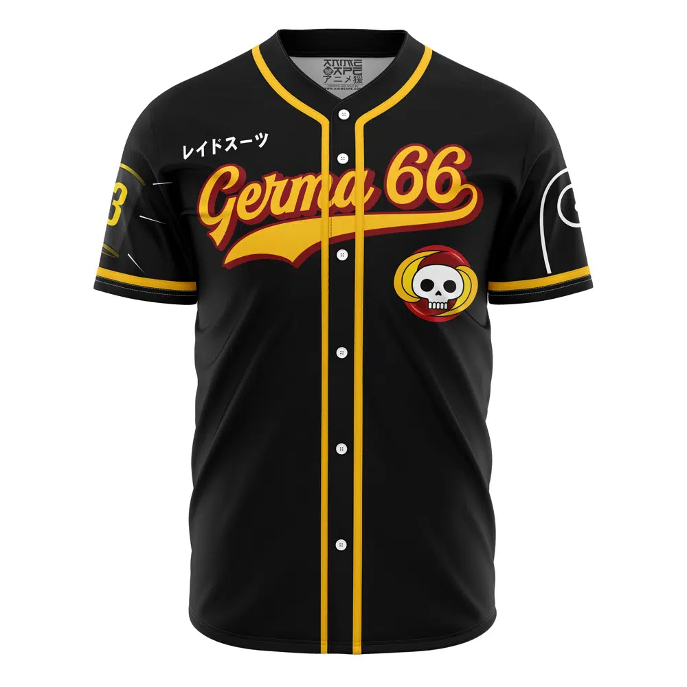Mckenzieshoponline Sanji Germa 66 One Piece Personalized Baseball Jersey For Fans
