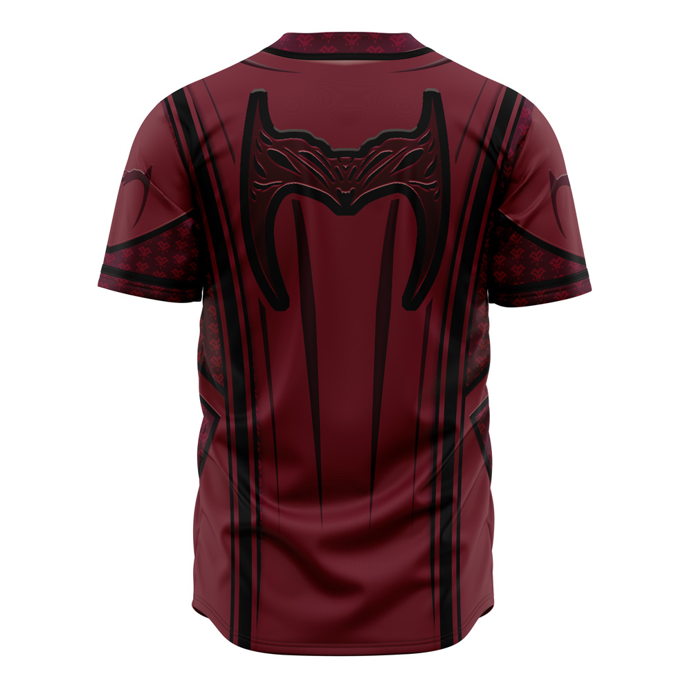 Mckenzieshoponline Scarlet Witch Cosplay Marvel Personalized Baseball Jersey For Fans - Image 3