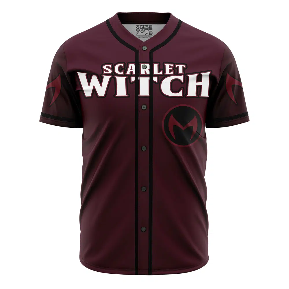 Mckenzieshoponline Scarlet Witch Marvel Personalized Baseball Jersey For Fans