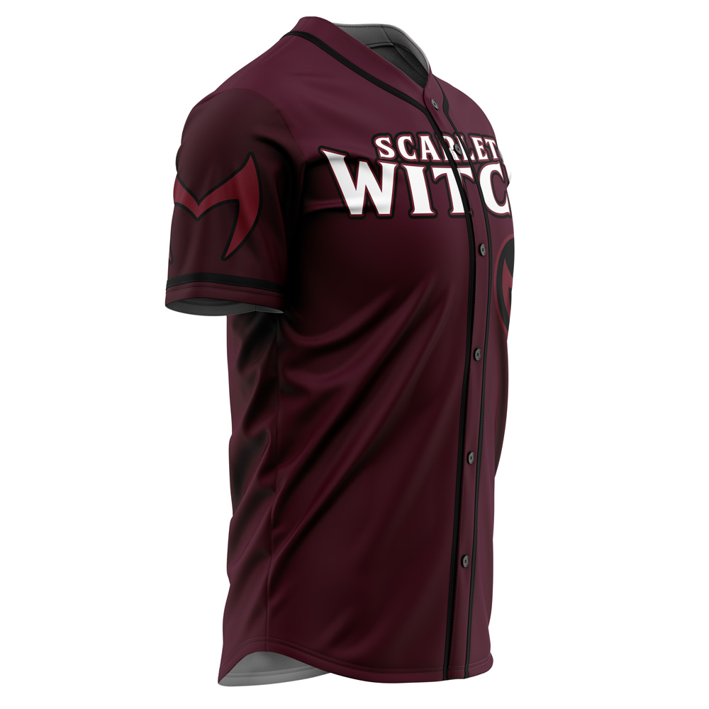 Mckenzieshoponline Scarlet Witch Marvel Personalized Baseball Jersey For Fans - Image 2