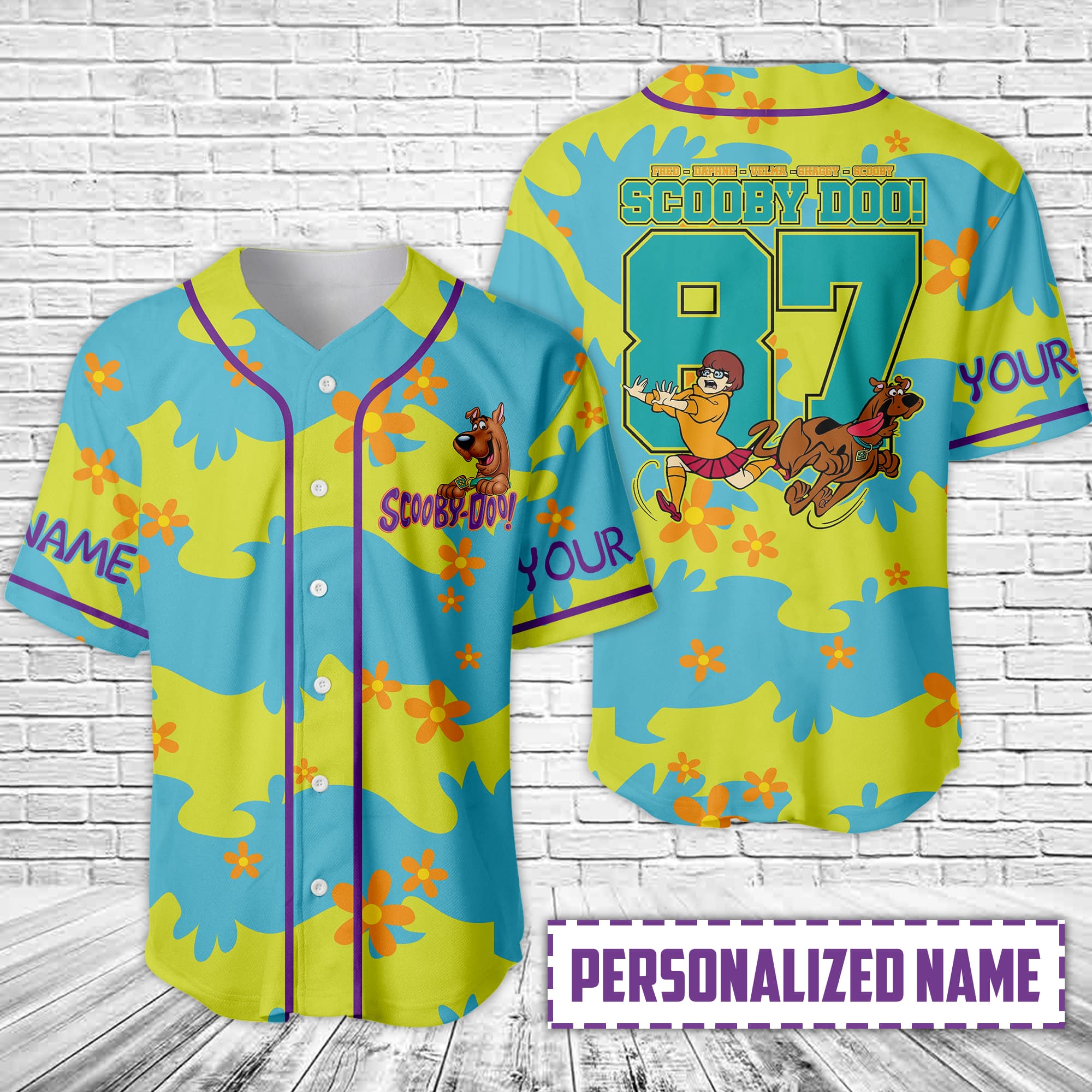 Jerseytrend Scooby Doo Personalized Baseball Jersey For Fans
