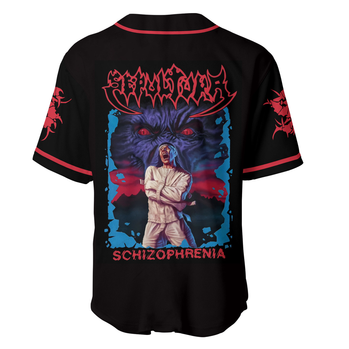 Jerseytrend Sepultura Band Schizophrenia Personalized Baseball Jersey For Fans - Image 5