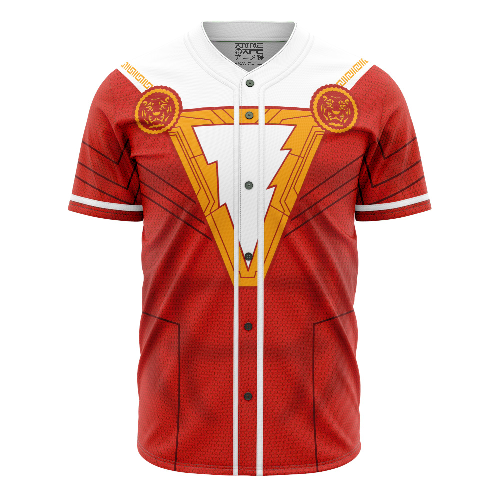 Mckenzieshoponline Shazam With Cape DC Comics Personalized Baseball Jersey For Fans