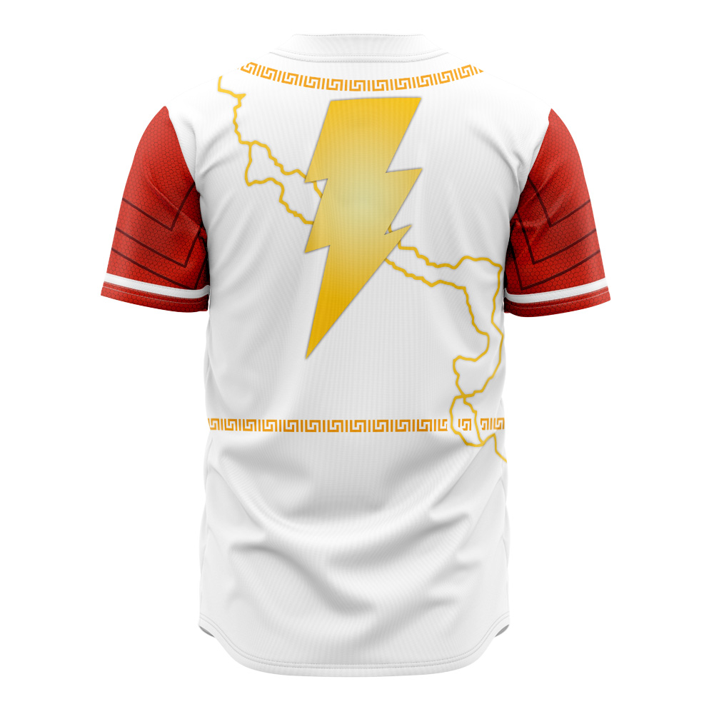 Mckenzieshoponline Shazam With Cape DC Comics Personalized Baseball Jersey For Fans - Image 3
