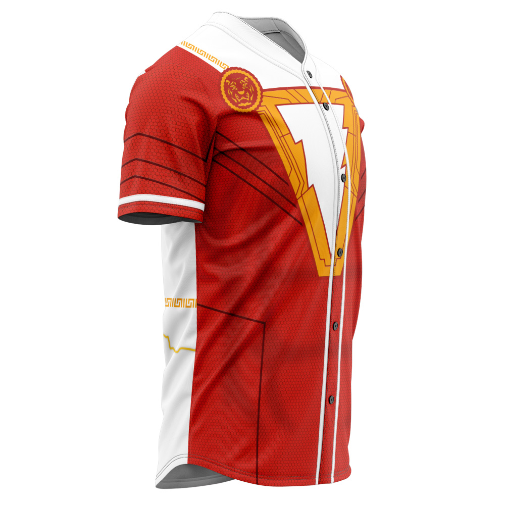 Mckenzieshoponline Shazam With Cape DC Comics Personalized Baseball Jersey For Fans - Image 2