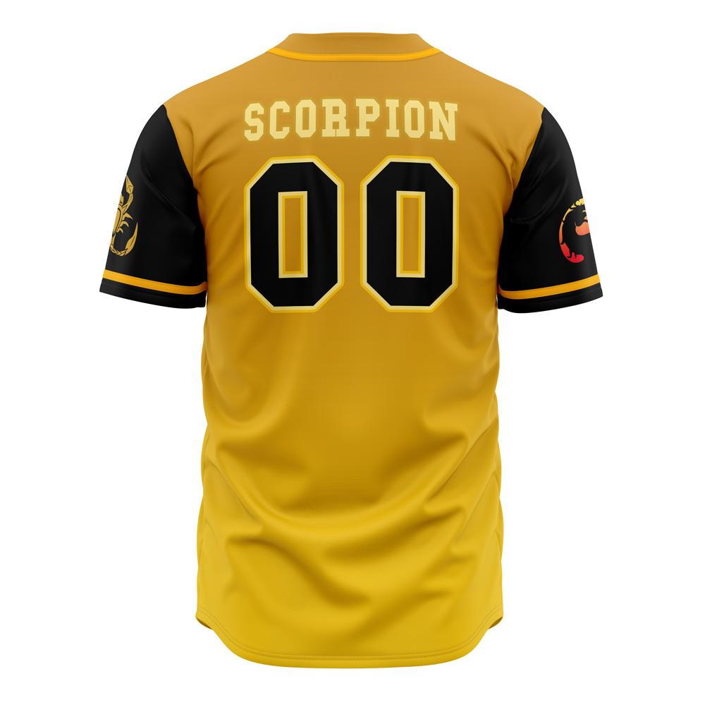 Mckenzieshoponline Shirai Ryu Scorpion Mortal Kombat Personalized Baseball Jersey For Fans - Image 2