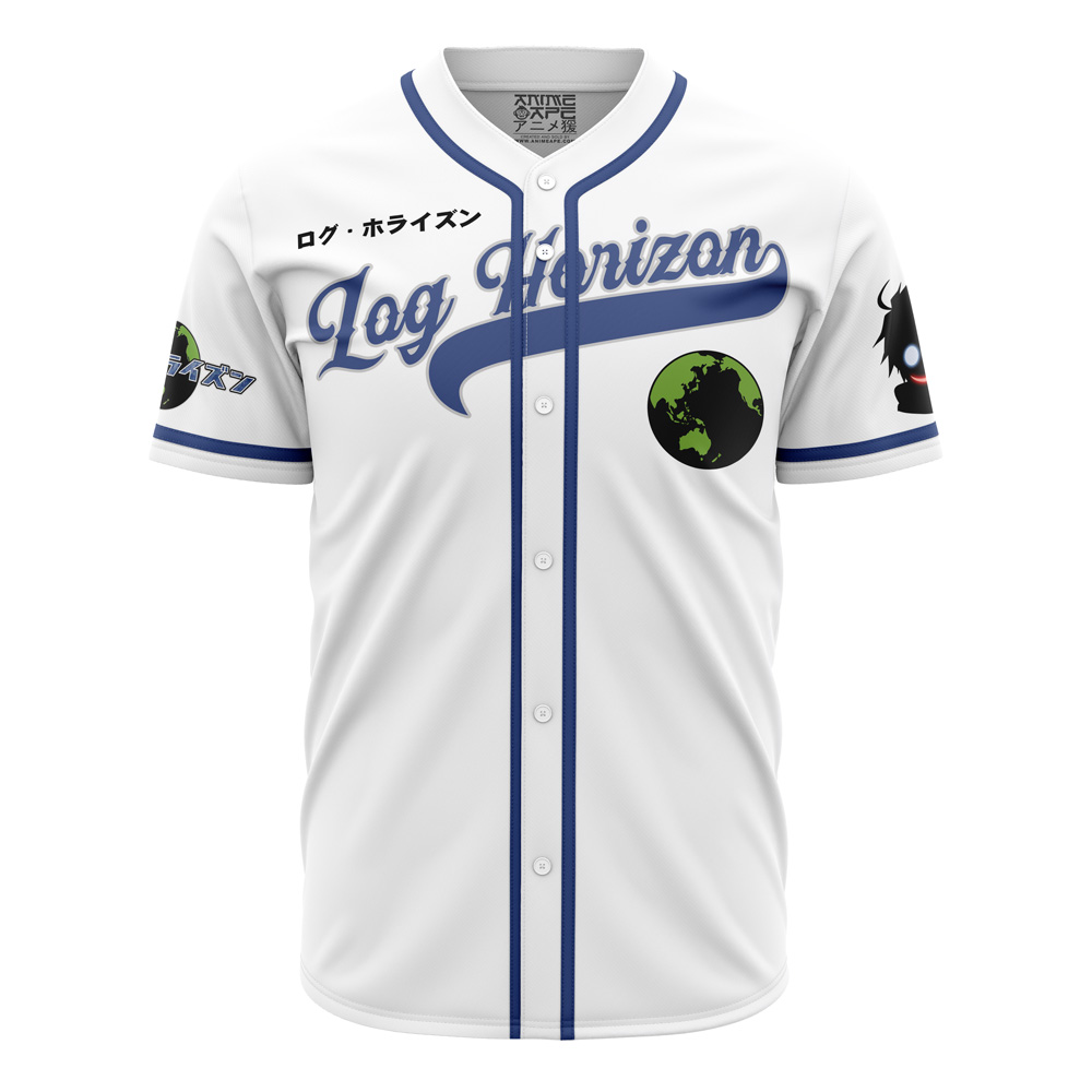 Mckenzieshoponline Shiroe Black Heart Glasses Log Horizon Personalized Baseball Jersey For Fans