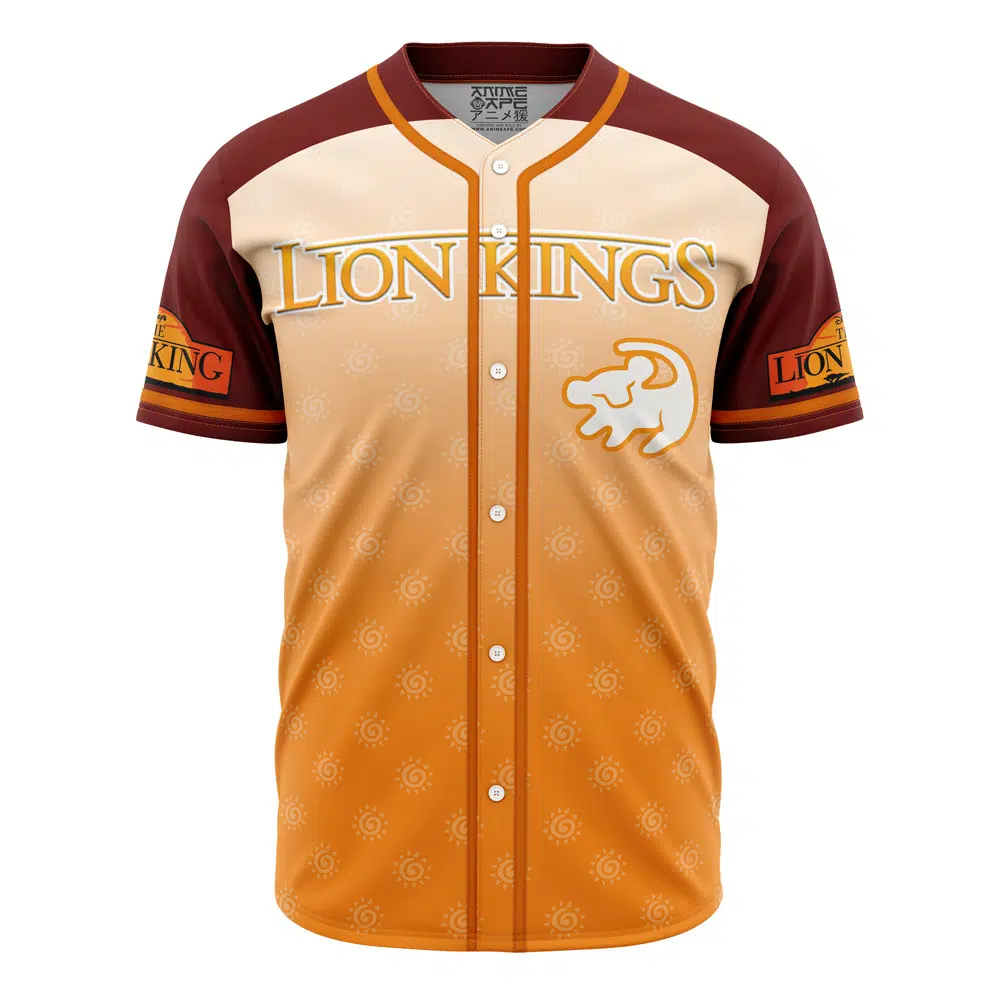 Mckenzieshoponline Simba Lion King Personalized Baseball Jersey For Fans