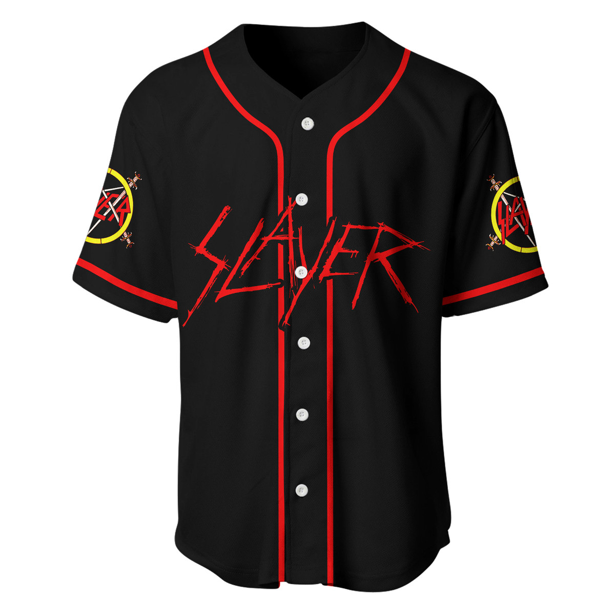Jerseytrend Slayer Band Hell Awaits Personalized Baseball Jersey For Fans - Image 4
