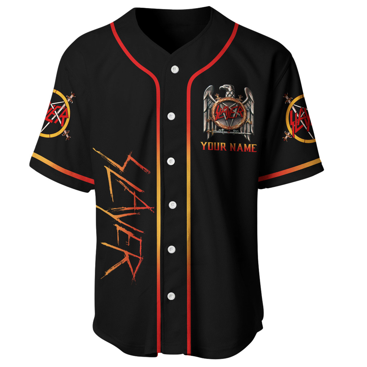 Jerseytrend Slayer Band Personalized Baseball Jersey For Fans - Image 4