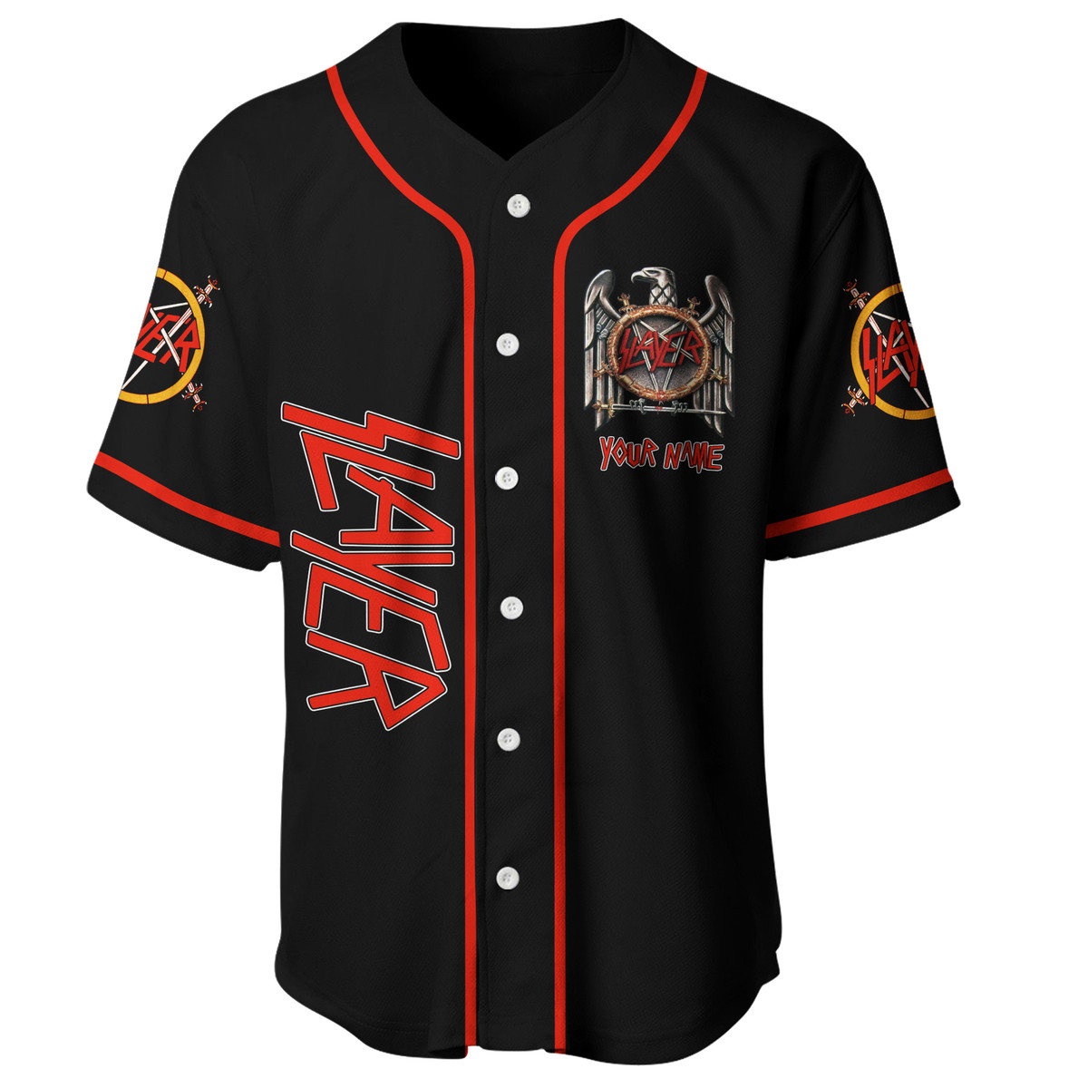 Jerseytrend Slayer Band Slaytanic Wehrmacht Personalized Baseball Jersey For Fans - Image 4
