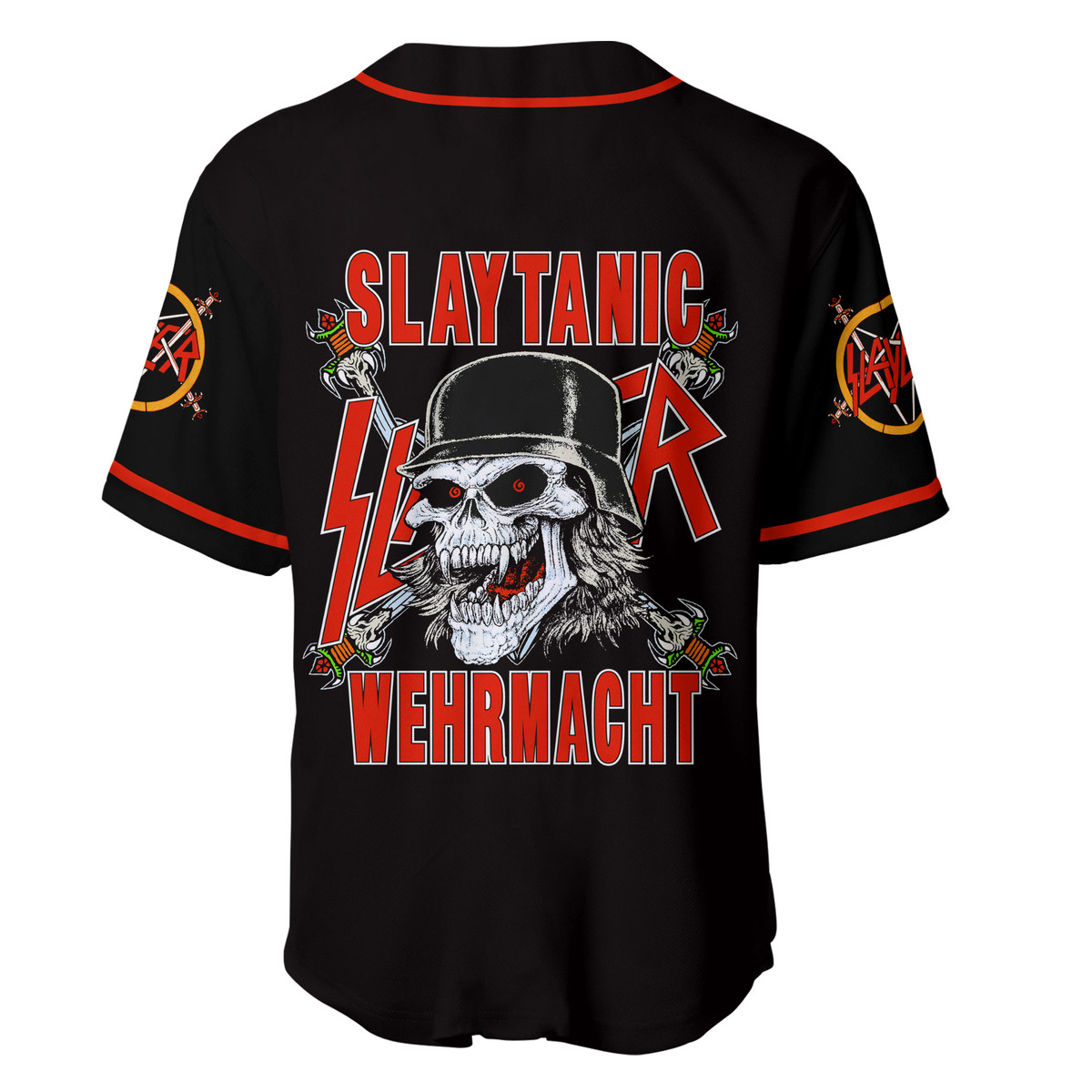 Jerseytrend Slayer Band Slaytanic Wehrmacht Personalized Baseball Jersey For Fans - Image 5