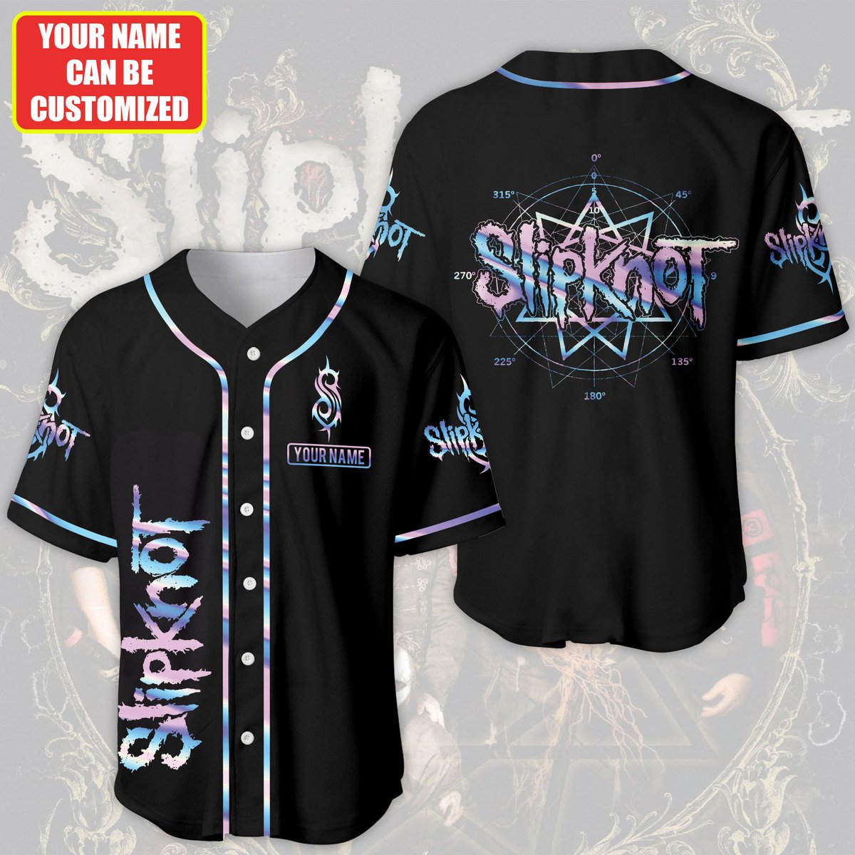 Jerseytrend Slipknot Band Personalized Baseball Jersey For Fans