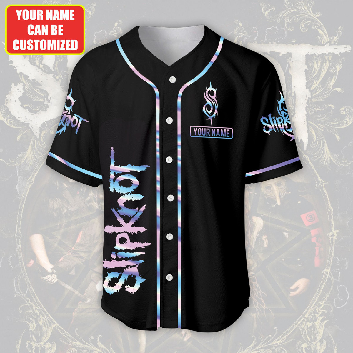 Jerseytrend Slipknot Band Personalized Baseball Jersey For Fans - Image 2