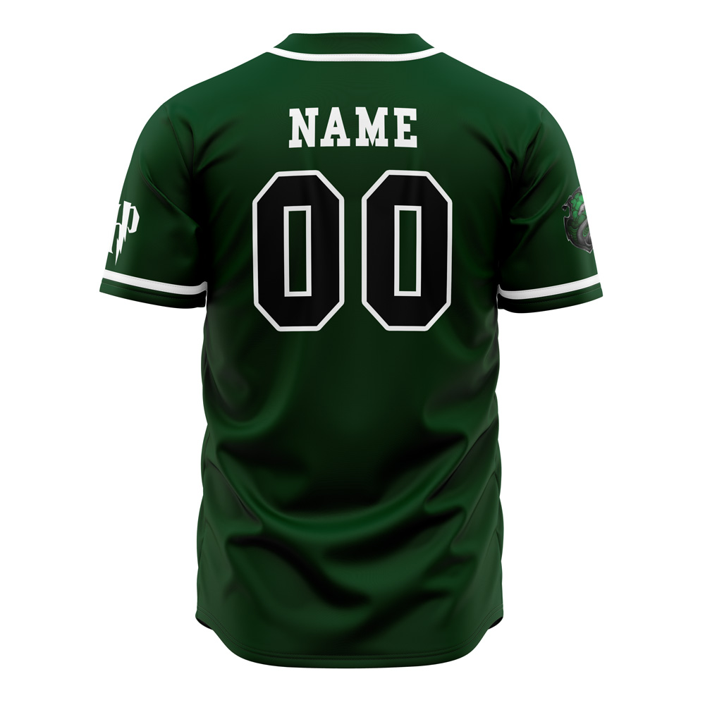 Mckenzieshoponline Slytherin House Harry Potter Personalized Baseball Jersey For Fans - Image 3