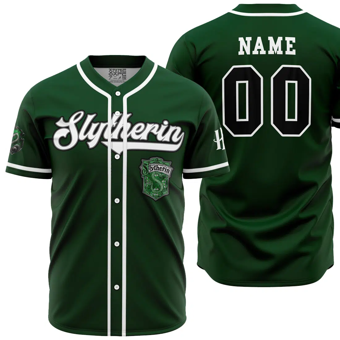 Mckenzieshoponline Slytherin House Harry Potter Personalized Baseball Jersey For Fans