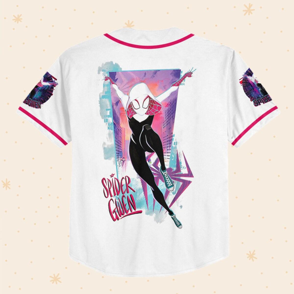 Mckenzieshoponline Spider Gwen Kids Youth Adult Disney Personalized Baseball Jersey For Fans - Image 4