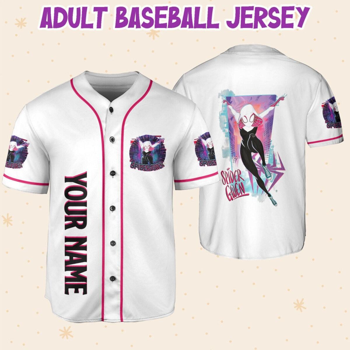 Mckenzieshoponline Spider Gwen Kids Youth Adult Disney Personalized Baseball Jersey For Fans - Image 7